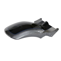 PartzBiz HD FDR-ST260-GGM - Short Rear Fender Gauntlet Gray Metallic Vivid Black with Blue & Black Pinstripe with Lights Plug & play For 2018+ Breakout & Fat Boy - Default Title PartzBiz HD FDR-ST260-GGM - Short Rear Fender Gauntlet Gray Metallic Vivid Black with Blue & Black Pinstripe with Lights Plug & play For 2018+ Breakout & Fat Boy - Default Title