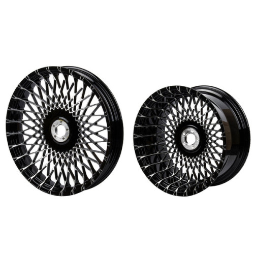 PartzBiz HD: WHL-B150-SPD-3D Forged Spider Wheels For 2018+ Harley Softail Models - 16X3.5
