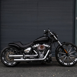 PartzBiz HD WHL-BR23-BKW - 3D Forged Ape Wheels For Harley Sotail Softail Models - 23x3.75 PartzBiz HD WHL-BR23-BKW - 3D Forged Ape Wheels For Harley Sotail Softail Models - 23x3.75