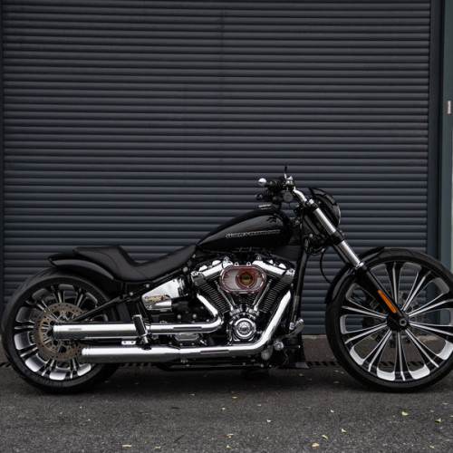 PartzBiz HD: WHL-BR23-BKW-3D Forged Ape Wheels For Harley Sotail Softail Models - 23x3.75