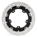 PartzBiz HD: BTHD-29.SL-BrakeTech SS Front Floating Rotor - Half-Moon Spoke Mount (300mm, Left)
