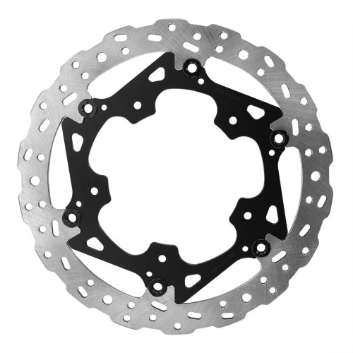 PartzBiz HD: BTHD-34.SL-BrakeTech SS Front Floating Rotor - Half-Moon Spoke Mount (320mm, Left)