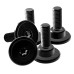 PartzBiz HD: HD-BR-30-Low Profile Spoke Mount Rotor Hardware Kit (Black) PartzBiz HD: HD-BR-30-Low Profile Spoke Mount Rotor Hardware Kit (Black)