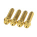 PartzBiz HD: HD-T14-BG4-Pro-Line Titanium Hardware Kit (Button Head, Gold)