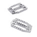 PartzBiz HD: UN-FC-45A-B-EXO Bite Plate Pair Aluminum (Black) PartzBiz HD: UN-FC-45A-B-EXO Bite Plate Pair Aluminum (Black)