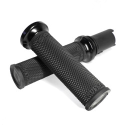 PartzBiz HD V30HTCB-B - H-D 2023+ CVO: V-TWIN LOCK-ON™ RUFFIAN GRIP SET (Black / Black) PartzBiz HD V30HTCB-B - H-D 2023+ CVO: V-TWIN LOCK-ON™ RUFFIAN GRIP SET (Black / Black)
