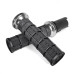 PartzBiz HD: V31HTC-BB-B-H-D 2023+ CVO: V-TWIN LOCK-ON™ HART-LUCK SIGNATURE FULL-WAFFLE GRIP SET (Black / Black)