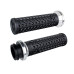 PartzBiz HD: V31VHTWGR-BC-Vans V-Twin LOCK-ON Grip Set - HD TBW (Gum Rubber / Black)