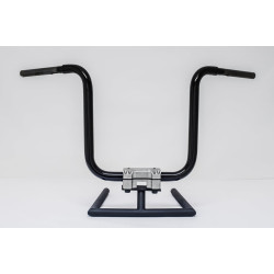 PartzBiz HD 1STRAIGHTJACKET12P - KST Kustoms บาร์แฮนด์แบบแจ็คเก็ตตรง 12 อันขัดเงา Harley FLTR Softail Dyna