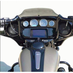 PartzBiz HD BISONBAGGER14GB - KST Kustoms Gloss Black 14” Bison Bagger Handlebars Bars Harley Touring Batwing