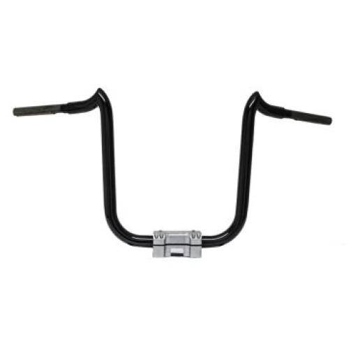 PartzBiz HD: 3470479-KST Kustoms Satin Black 16” Double Trouble Handlebars Bars Harley FLTR Softail