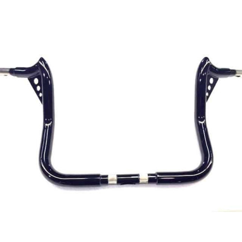 PartzBiz HD: 3470973-KST Kustoms Satin Black 10” Punisher Handlebars Bars Harley Touring Batwing FLH