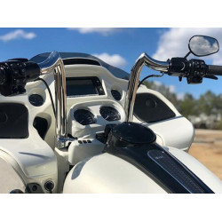PartzBiz HD SPEARHEAD14STP - KST Kustoms Polished 14‚” แฮนด์หัวหอก Harley Softail 1.25‚” 1.5‚”