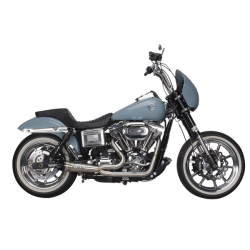 PartzBiz HD 005-3750199 - Two Brothers Racing Comp S 2-1 Brushed Complete Exhaust Pipe 06-17 Harley Dyna