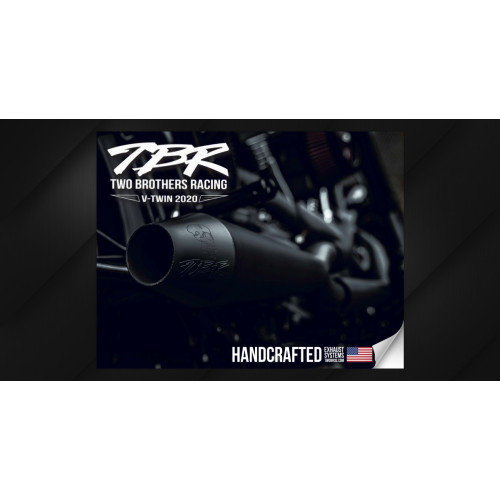 PartzBiz HD: 3459290-ท่อไอเสียท่อสลิปออน Two Brothers Racing Black Harley 17-20 Touring