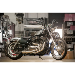 PartzBiz HD 005-4580199-B - ท่อไอเสีย Two Brothers Racing Comp S Black 2-1 Harley Sportster