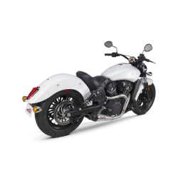 PartzBiz HD 005-4610199-B - ท่อไอเสีย Two Brothers Racing Comp S Black 2-1 Indian Scout