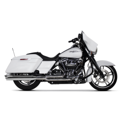 PartzBiz HD 005-4640199-B - Two Brothers Racing Black Harley 17-20 Touring Comp S 2-1 ระบบท่อไอเสีย