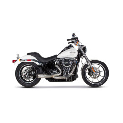 PartzBiz HD 005-4960199-B - Two Brothers Comp-S 2-1 Exhaust Header Pipe Black CF Tip Harley Softail 2018+
