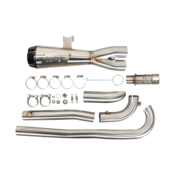 PartzBiz HD 005-5410199-B - Two Brothers 2 Into 1 2-1 Black Comp S Exhaust System Pipe Harley Sportster S