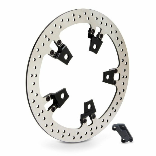 PartzBiz HD: 3442826-Arlen Ness Left Side 14” Big Brake Floating Rotor Kit 14-17 Harley FLT Touring