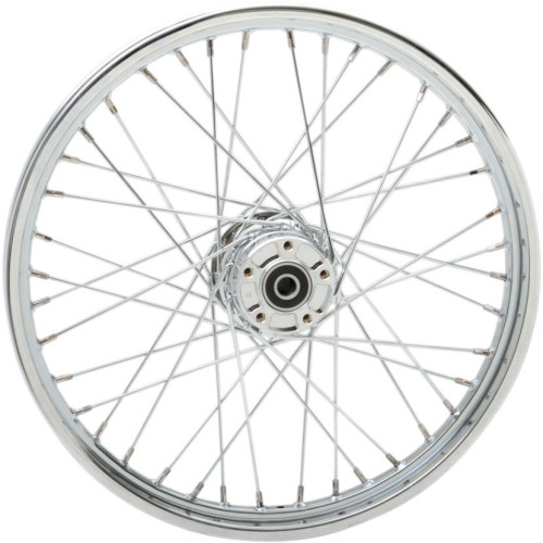 PartzBiz HD: 3444875-Chrome 21” x 2.15” 40 Spoke Front Wheel Rim Harley Softail Wide Glide 2000-2006