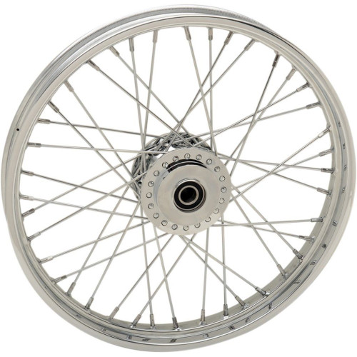 PartzBiz HD: 3444906-40 Spoke Chrome 21 2.15” Laced Front Wheel 2014+ Harley Sportster SD ABS