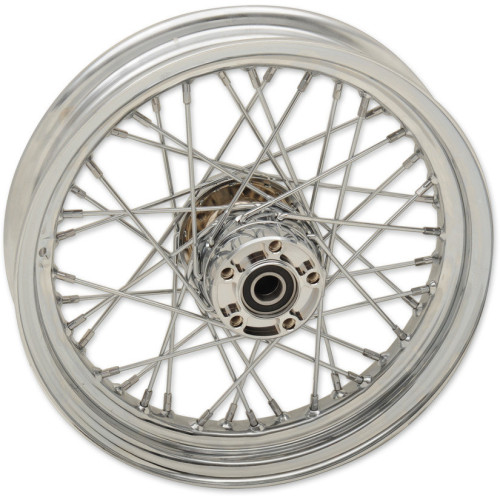 PartzBiz HD: 3444806-Chrome 16” x 3” Rear 40 Spoke Wheel Rim Harley Sportster XL 2008-2019 W/ ABS