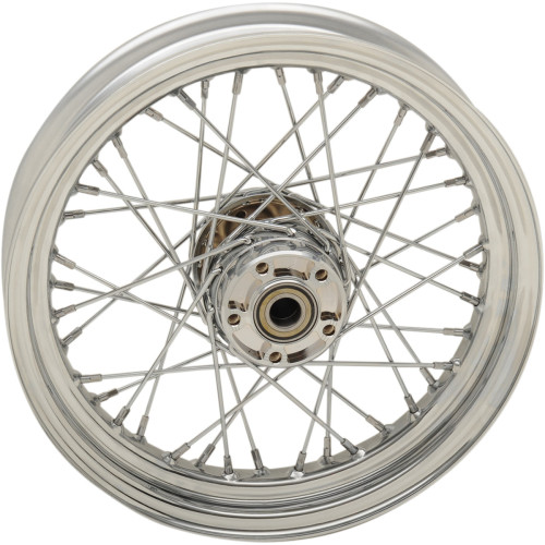 PartzBiz HD: 3476103-Drag Chrome 16” x 3” 40 Spoke Rear Wheel Rim Harley Sportster XL 883 1200 08+