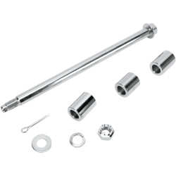 PartzBiz HD 0214-0047 - Drag Specialties Rear Axle Kit Chrome Steel 13” 3/4” Harley Dyna Glide 00-05 PartzBiz HD 0214-0047 - Drag Specialties Rear Axle Kit Chrome Steel 13” 3/4” Harley Dyna Glide 00-05