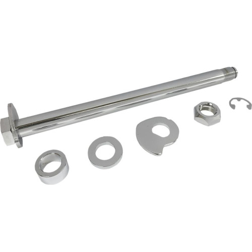 PartzBiz HD: 3479268-Drag Specialties Chrome Steel Rear Axle Spacer Kit Package 2014+ Harley Touring