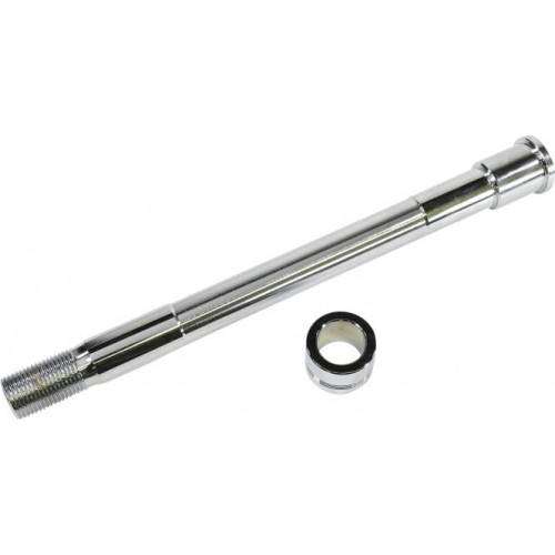 PartzBiz HD: 3479304-Drag Specialties Chrome Front Axle Kit Package 2018+ Harley Softail Fat Boy FLFB