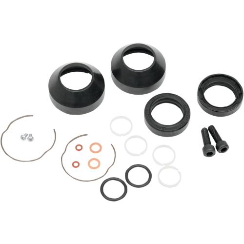 PartzBiz HD: 3454663-Front End Fork Leg Rebuild Seals Boots Kit 35mm Harley Sportster Big Twin 75-83