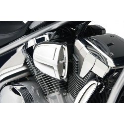 PartzBiz HD 06-0270 - Cobra Chrome PowrFlo Air Intake Cleaner Kit Stage 1 11-2017 Yamaha Stryker 1300 PartzBiz HD 06-0270 - Cobra Chrome PowrFlo Air Intake Cleaner Kit Stage 1 11-2017 Yamaha Stryker 1300