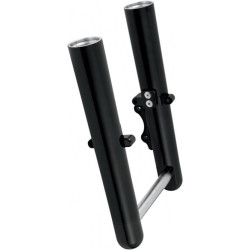 PartzBiz HD 06-502 - Arlen Ness Hot Legs Black Smooth Dual Disk Lowers Axle Set 08-13 Harley Touring PartzBiz HD 06-502 - Arlen Ness Hot Legs Black Smooth Dual Disk Lowers Axle Set 08-13 Harley Touring