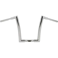 PartzBiz HD 0601-5732 - Todd’s Cycle 14” Strip Handlebars Apes Chrome 1-1/2” Harley Road Glide 15-21