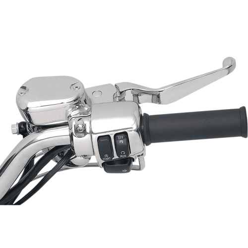 PartzBiz HD: 3473158-Chrome Handlebar Hand Controls Single Disc 1/2” Bore Harley Sportster XL 04-13