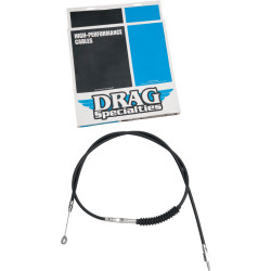 PartzBiz HD 0652-1417 - 70 7/16” Black Vinyl Extended Clutch Cable Harley Softail Dyna Touring XL 86-13