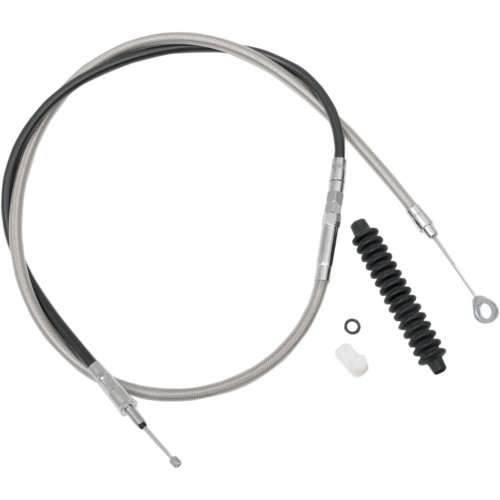 PartzBiz HD: 3474232-High-Efficiency 52 3/4” Braided Stainless Clutch Cable 38619-86 Harley Sportster PartzBiz HD: 3474232-High-Efficiency 52 3/4” Braided Stainless Clutch Cable 38619-86 Harley Sportster