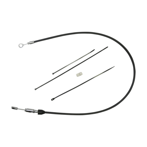 PartzBiz HD: 3483684-Drag Specialties Upper Clutch Cable Black Vinyl 44” Harley Softail Touring 18+