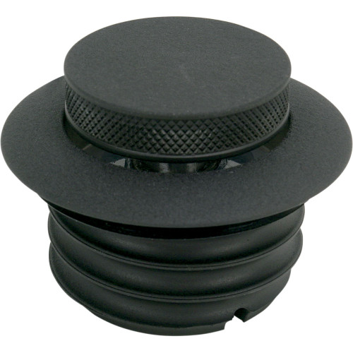 PartzBiz HD: 3460808-Pop Up Screw In Gas Cap Non Vented Black Wrinkle Drag Specialties 96-20 Harley