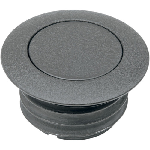 PartzBiz HD: 3460879-Pop Up Gas Cap Screw In Vented Black Wrinkle Drag Specialties 96-19 Harley