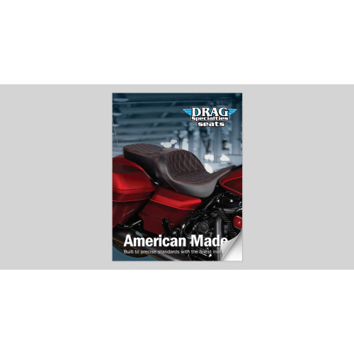 PartzBiz HD: 3455274-Leather Mild Stitch Solo Seat Driver Backrest Low Profile 97-2007 Harley Touring
