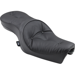 PartzBiz HD 0804-0261 - Drag Specialties Black Low-Pro Two Up Seat Pillow Harley XL Sportster 2004-2020