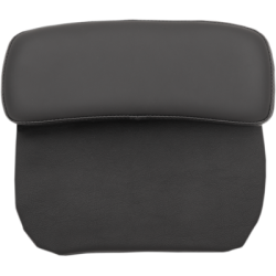 PartzBiz HD 0822-0390 - แผ่นรองพนักพิง Tour Pak แบบสับ หนังสะท้อนแสงอาทิตย์ Drag Specialties