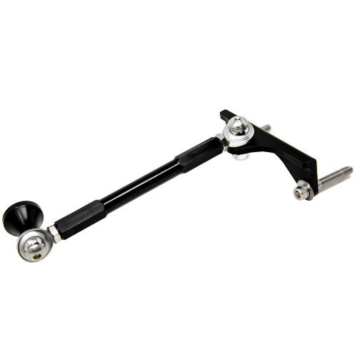 PartzBiz HD: 3484956-Alloy Art Black Touring Chassis Frame Stabilizer Aluminum Harley Touring 09-16