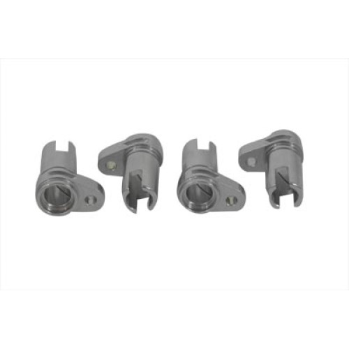 PartzBiz HD: 3455936-Polished Aluminum Tappet Lifter Block Holder Set Harley Ironhead Sportster XL