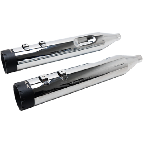 PartzBiz HD: 3482766-Firebrand Chrome 4.5‚” Monarch ท่อไอเสียสลิปออน 96-16 Harley Touring