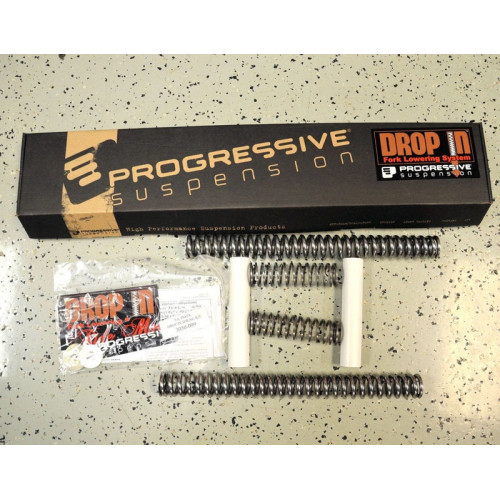 PartzBiz HD: 3477931-Progressive Drop In Front Fork Lowering Kit Harley 41mm Touring Softail 84-2017 PartzBiz HD: 3477931-Progressive Drop In Front Fork Lowering Kit Harley 41mm Touring Softail 84-2017