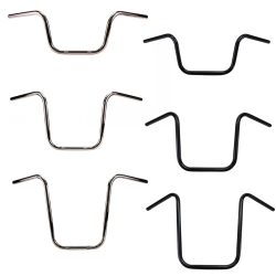 PartzBiz HD 101-0208 - TC Bros. แฮนด์รถ Springer Apes 1” - 16” Black Smooth
